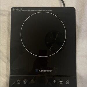 Black Induction Cooktop